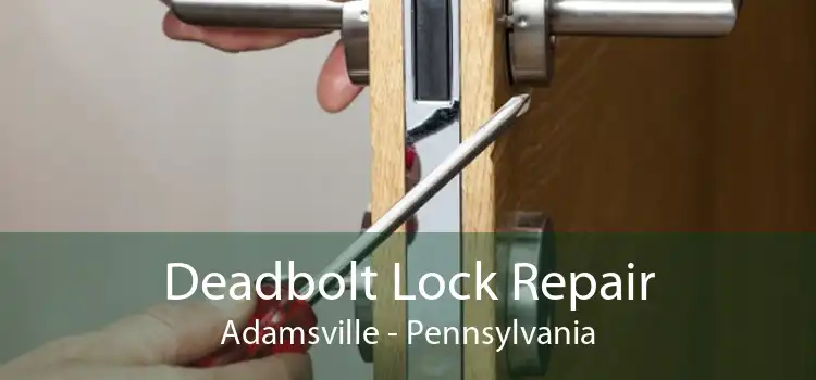 Deadbolt Lock Repair Adamsville - Pennsylvania