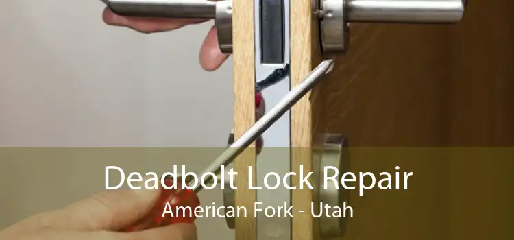 Deadbolt Lock Repair American Fork - Utah