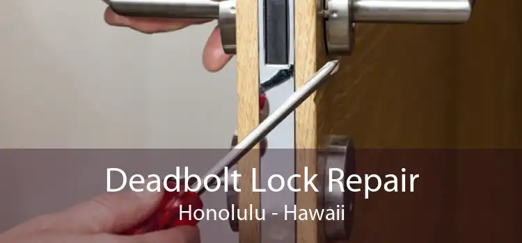 Deadbolt Lock Repair Honolulu - Hawaii