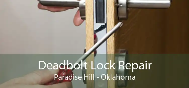 Deadbolt Lock Repair Paradise Hill - Oklahoma