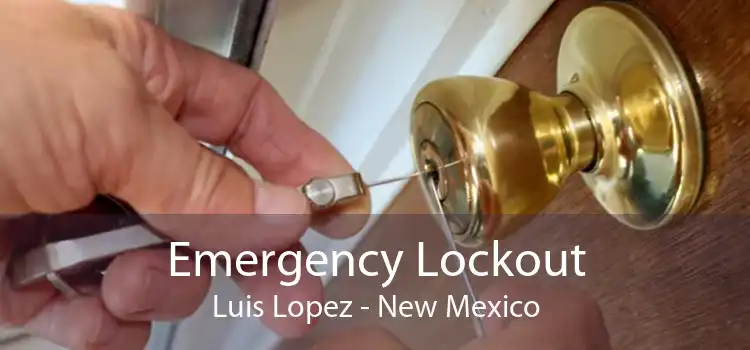 Emergency Lockout Luis Lopez - New Mexico