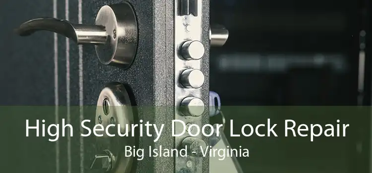 High Security Door Lock Repair Big Island - Virginia