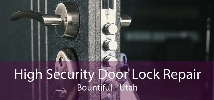 High Security Door Lock Repair Bountiful - Utah