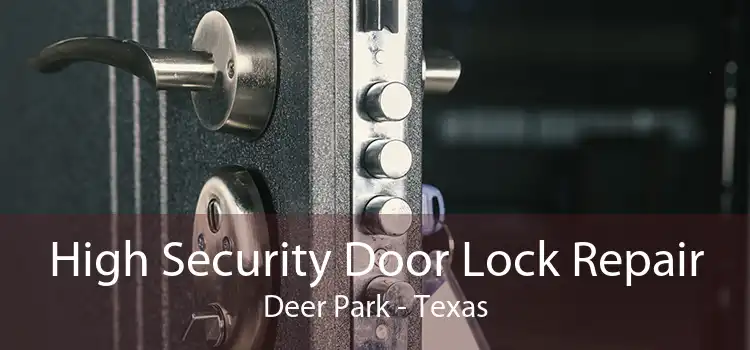 High Security Door Lock Repair Deer Park - Texas