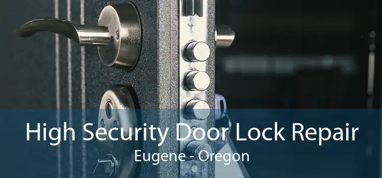 High Security Door Lock Repair Eugene - Oregon