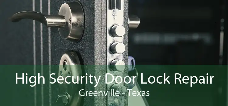 High Security Door Lock Repair Greenville - Texas