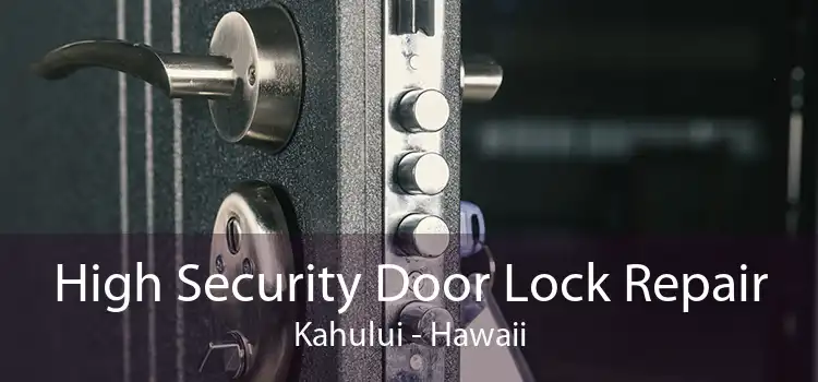High Security Door Lock Repair Kahului - Hawaii