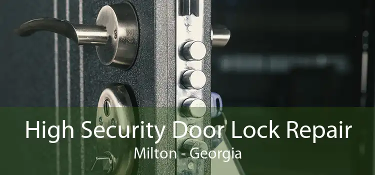 High Security Door Lock Repair Milton - Georgia