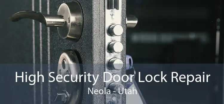 High Security Door Lock Repair Neola - Utah