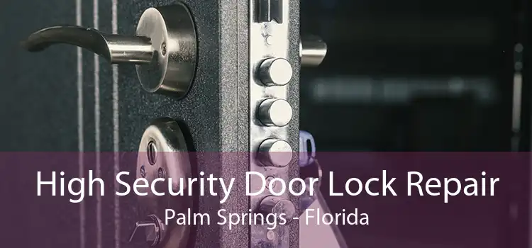 High Security Door Lock Repair Palm Springs - Florida