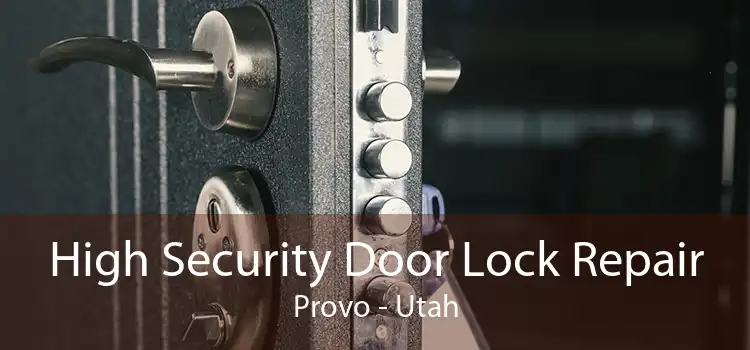 High Security Door Lock Repair Provo - Utah