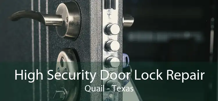 High Security Door Lock Repair Quail - Texas