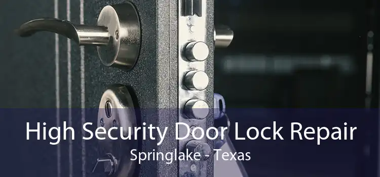 High Security Door Lock Repair Springlake - Texas