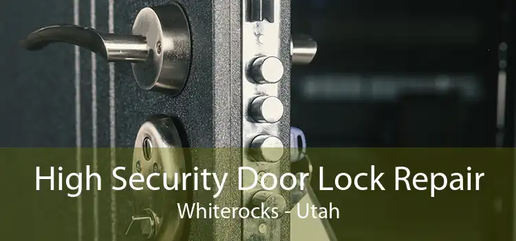 High Security Door Lock Repair Whiterocks - Utah