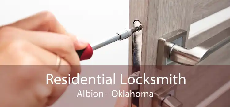 Residential Locksmith Albion - Oklahoma